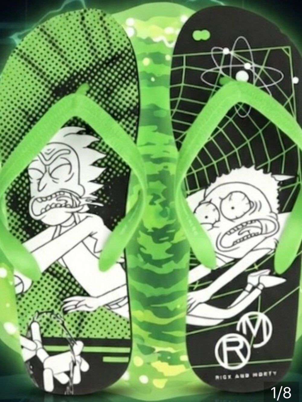 Rick & Morty Men's Flip-Flops